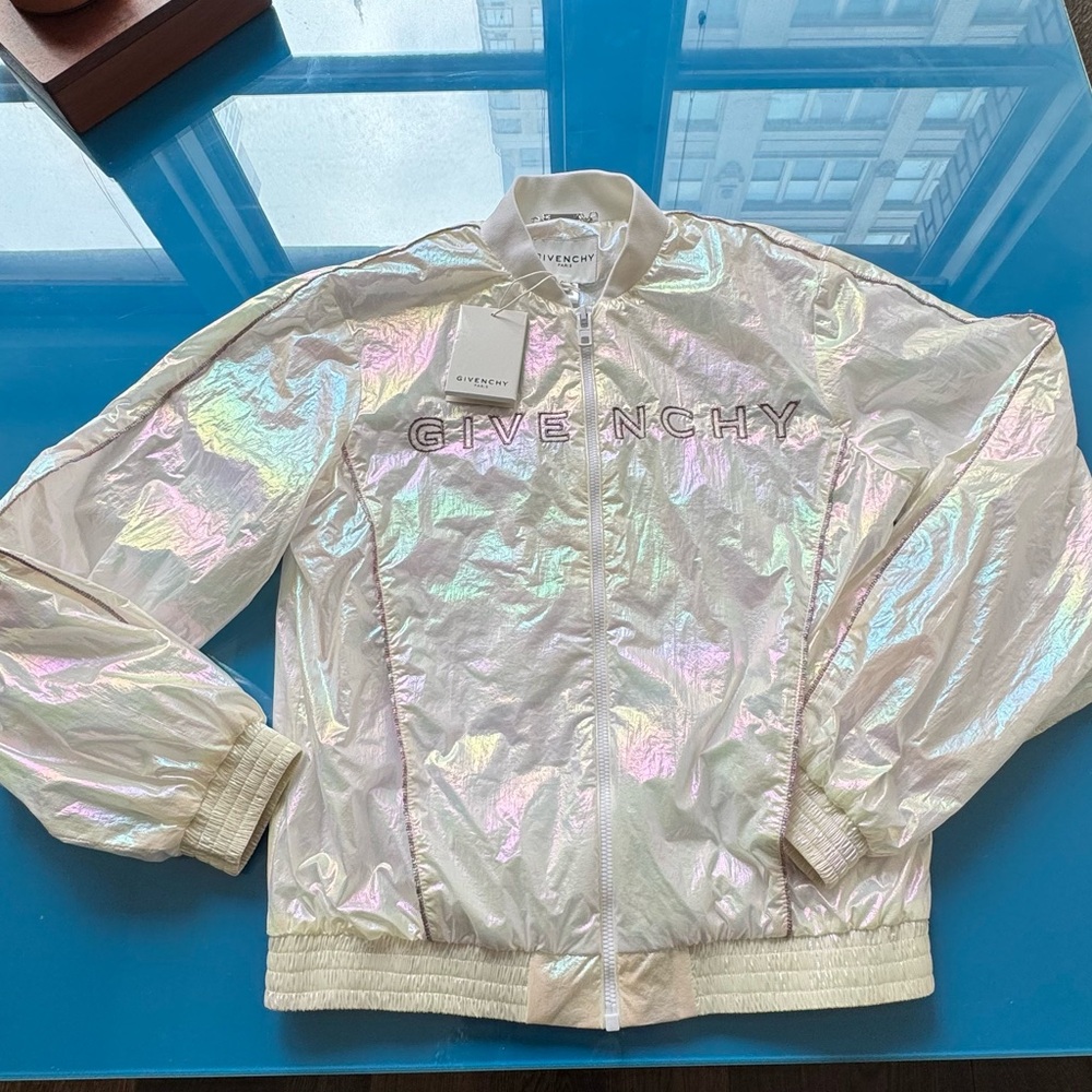 Givenchy kids Iridescent Bomber Jacket